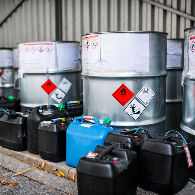 removal of hydraulic waste oil