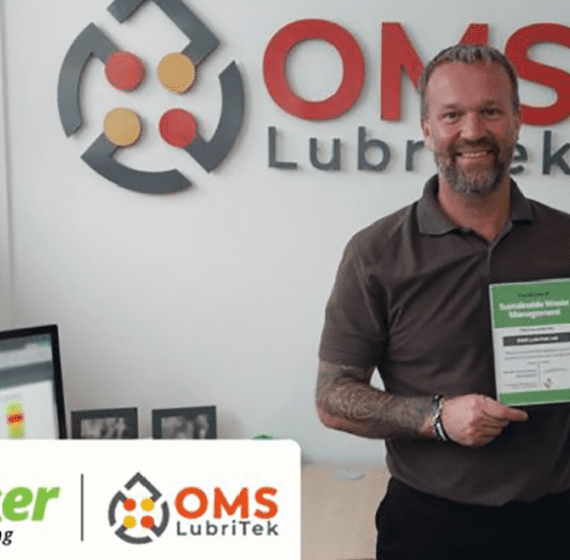 OMS LubriTek Receives Sustainable Waste Management Certification