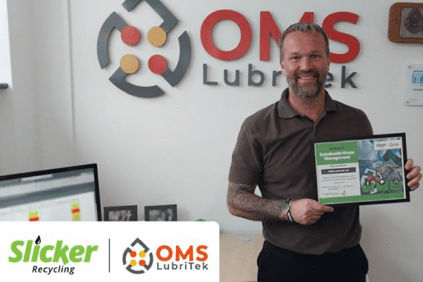 OMS LubriTek Receives Sustainable Waste Management Certification